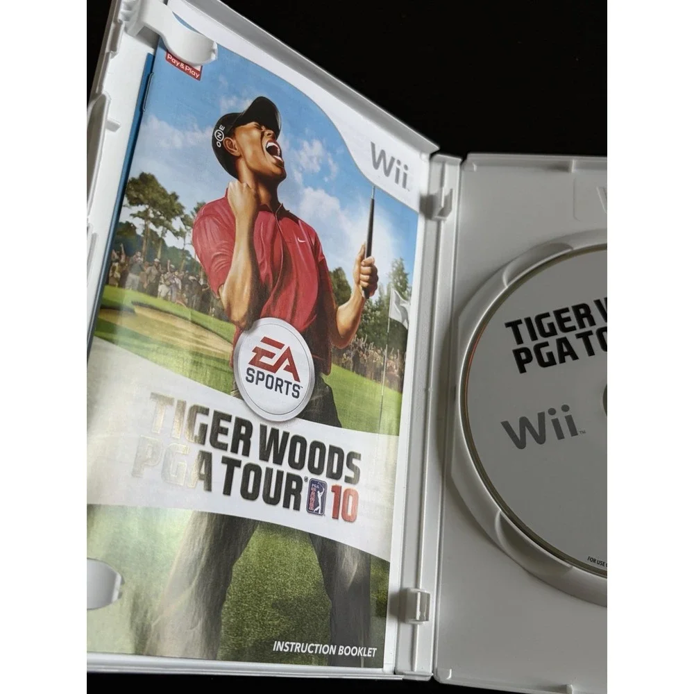 Tiger Woods PGA Tour 10 (Nintendo Wii, 2009) Video Game‎ Complete CIB